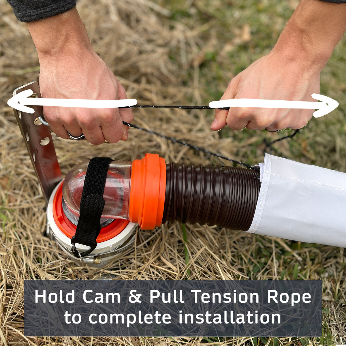 How to Tighten the Levitator RV Sewer Support Cam 3